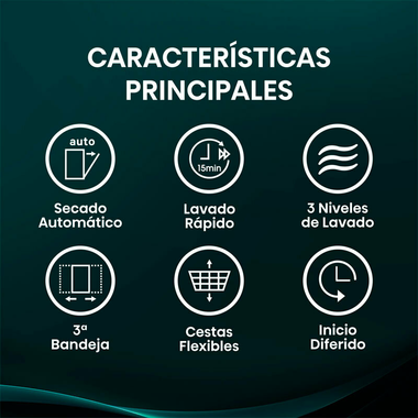 Lavavajillas Hisense HS643C90X 60 cm (5)