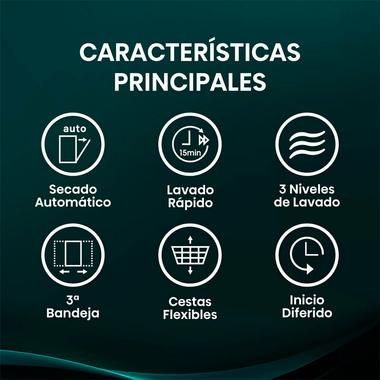 Lavavajillas Hisense HS643C90W 60 cm (5)