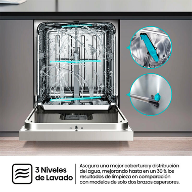 Lavavajillas Hisense HS643C90W 60 cm (9)