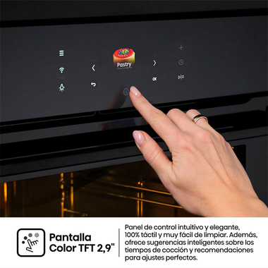 Horno Hisense BI614P8B Cristal Negro (6)