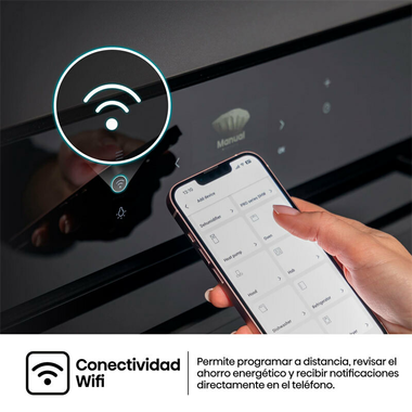 Horno Hisense BI614P8B Cristal Negro (9)