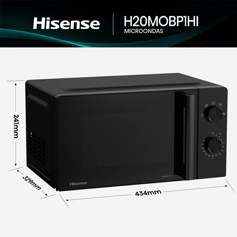Microondas Hisense H20MOBP1HI Blanco (1)