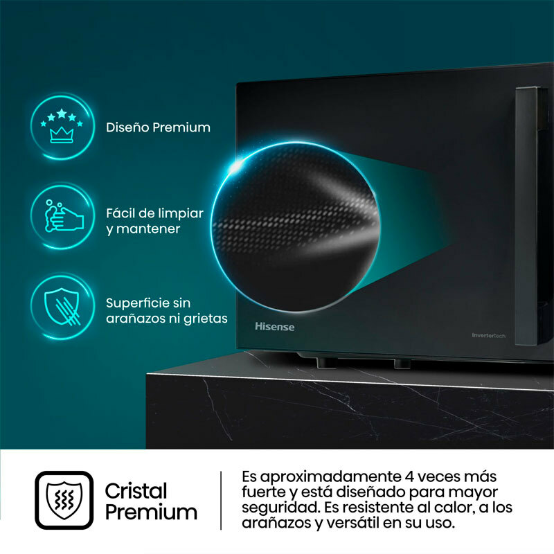 Microondas Hisense H20MOBP1HI Blanco (8)