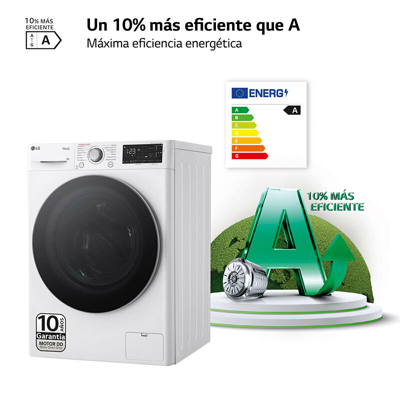 Lavadora LG F4WR5509A1W 9Kg (8)