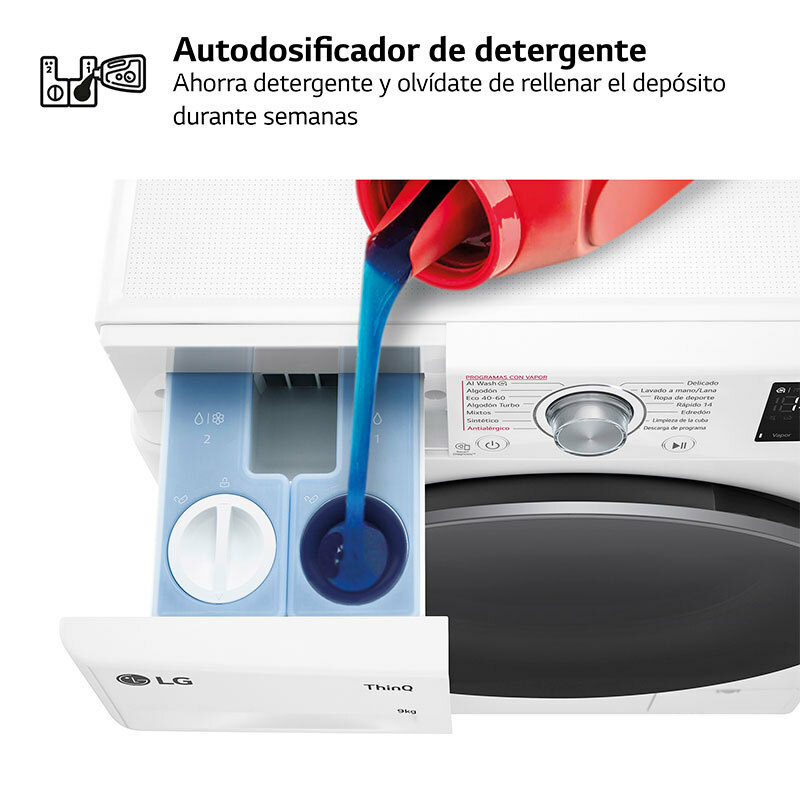 Lavadora LG F4WR5509A1W 9Kg (9)