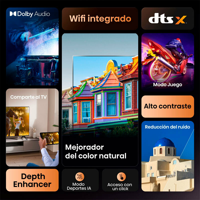 TV Hisense 340A4Q LED Full HD 40" (2)