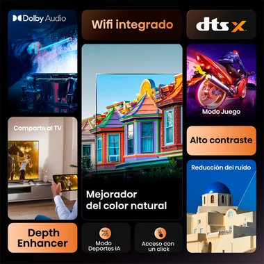 TV Hisense 340A4Q LED Full HD 40" (2)