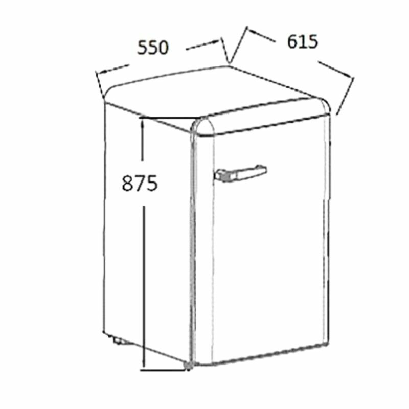 Frigorífico 1 Puerta Fagor 3FFV855BG Crema (1)