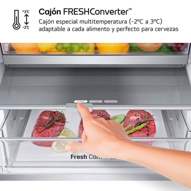 Frigorífico Combi LG GBV7280AMB Inox (8)