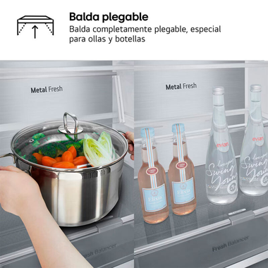 Frigorífico Combi LG GBV7280AMB Inox (9)