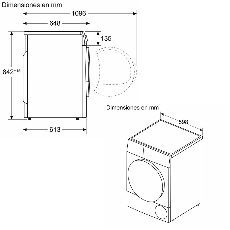 Secadora Bosch WQH246B0ES 9Kg (1)