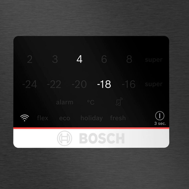 Frigorífico Combi Bosch KGP86AXB0N Acero Negro (3)