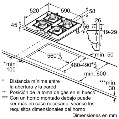 Placa Cristal Bosch PPH6A6I10 60 cm (1)