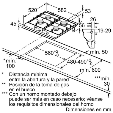 Placa Acero Bosch PCP6A5I90 60 cm (1)