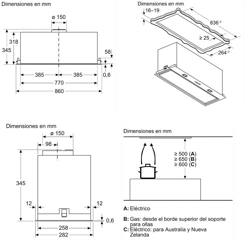 Grupo Filtrante Balay 3BF387EX Inox 86 cm (1)