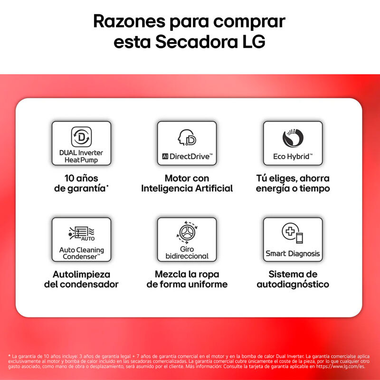 Secadora LG RH18U8AVCW 18Kg (8)