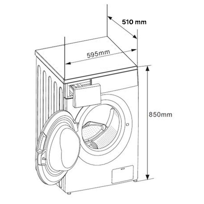 Lavadora Midea MFE70-UI408B 7Kg (1)
