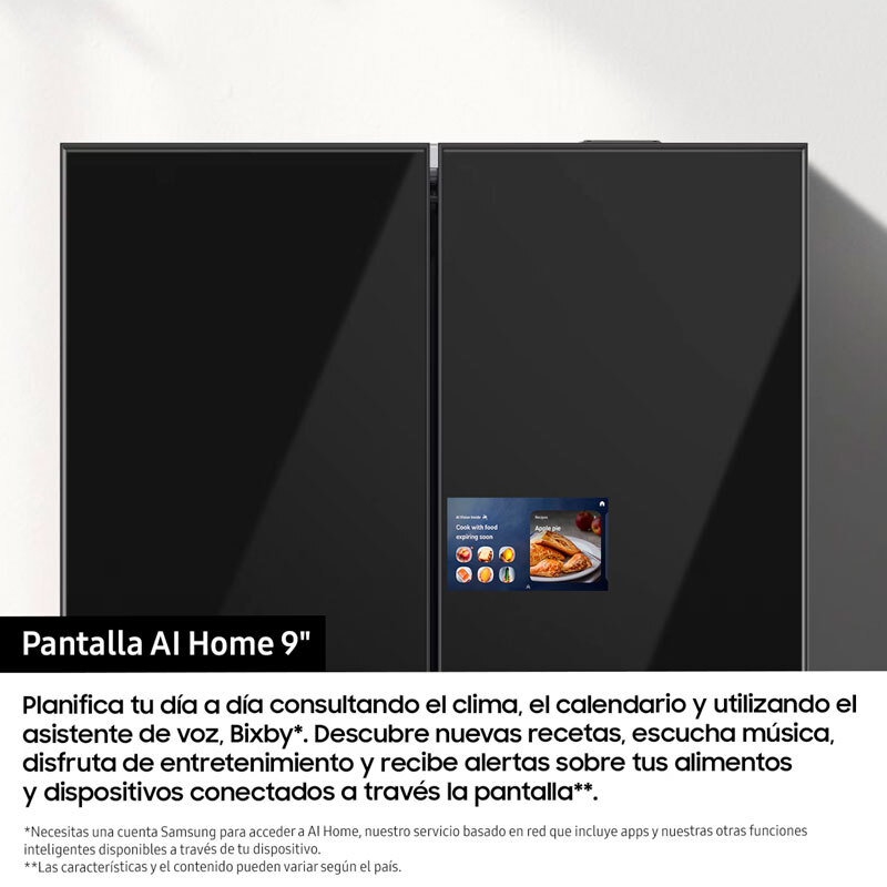 Frigorífico Americano Samsung RM90F67CECEF Negro (3)