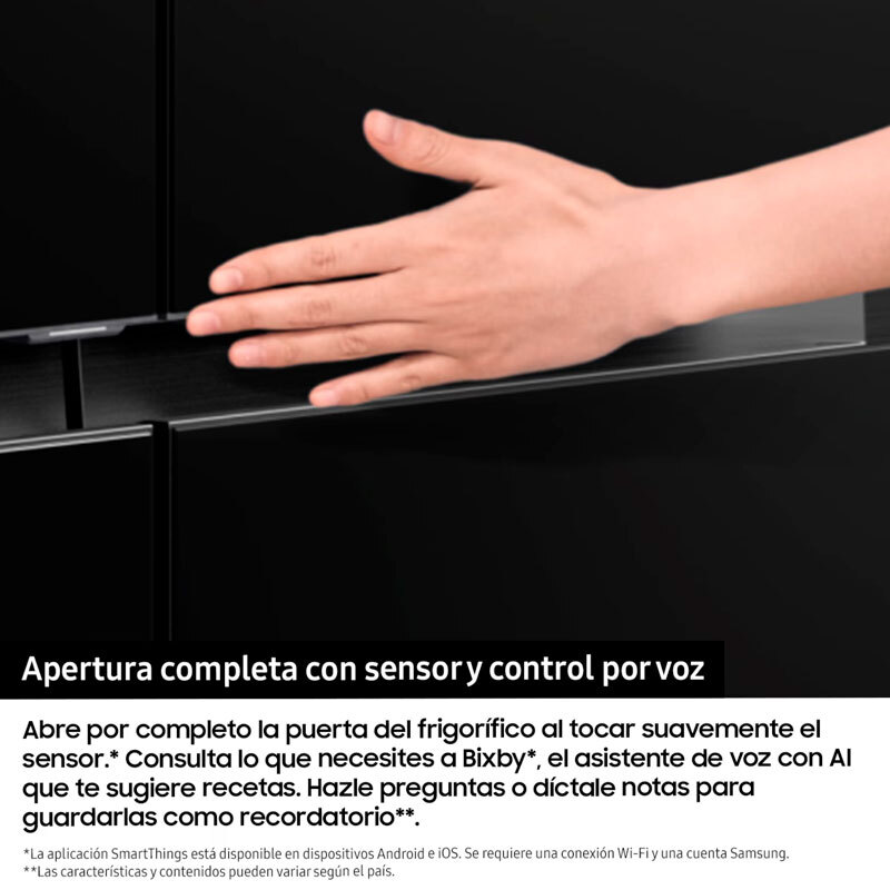 Frigorífico Americano Samsung RM90F67CECEF Negro (5)