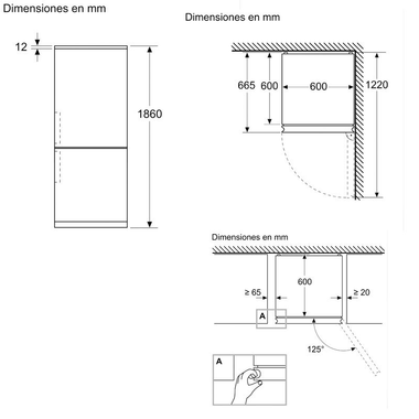 Frigorífico Combi Siemens KG36NXWDF Blanco (1)