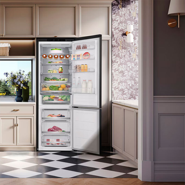 Frigorífico Combi LG GBV7280AEV Acero Negro (4)