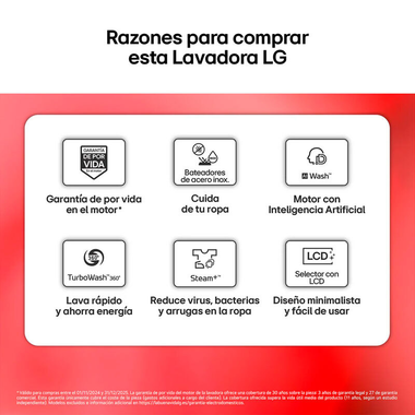 Lavadora LG F4X9009TWCE 9kg (4)