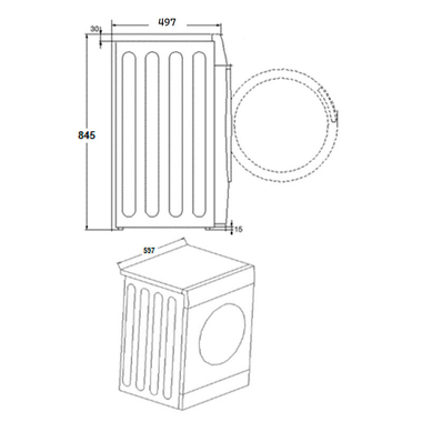 Lavadora Fagor 3FE7412 7Kg (1)