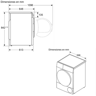 Secadora Balay 3SB080BE 8Kg (1)