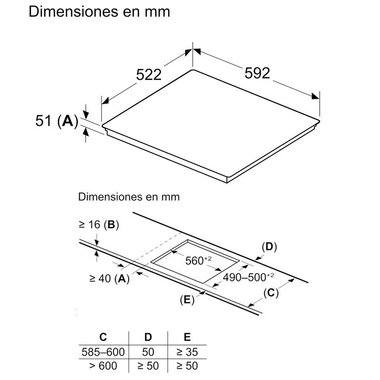 Placa Inducción Siemens EX651HEC1E 60 cm (1)