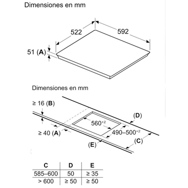 Placa Inducción Siemens EH631HEB1E 60 cm (1)