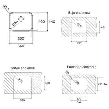 Fregadero Teka BET 50.40 Plus (1)
