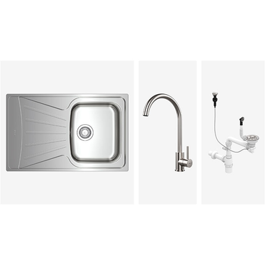 Pack fregadero y grifo TekaWay Starbright45 1C1E U (2)