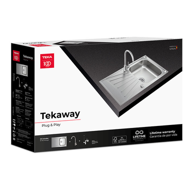 Pack fregadero y grifo TekaWay Starbright45 1C1E U (6)