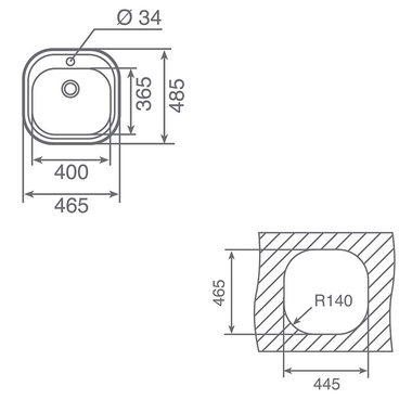 Pack fregadero y grifo TekaWay Stylo 1C UNI9310XP (1)