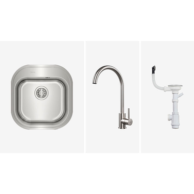 Pack fregadero y grifo TekaWay Stylo 1C UNI9310XP (2)