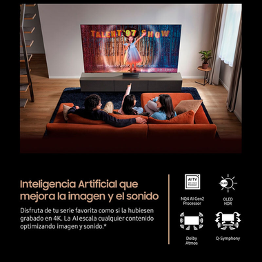 TV Samsung TQ77S85FAEXXC OLED 4K 77" (2)
