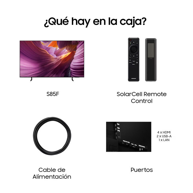 TV Samsung TQ77S85FAEXXC OLED 4K 77" (9)