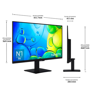 TV Samsung TU27F6005FKXXC FullHD LED 4K 27" (1)