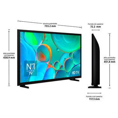 TV Samsung TU32H5005FKXXC HD LED 4K 32" (1)