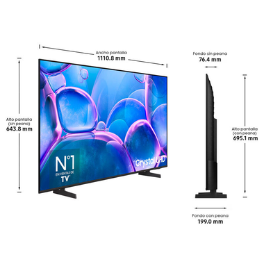 TV Samsung TU50U7025FKXXC LED 4K 50" (1)