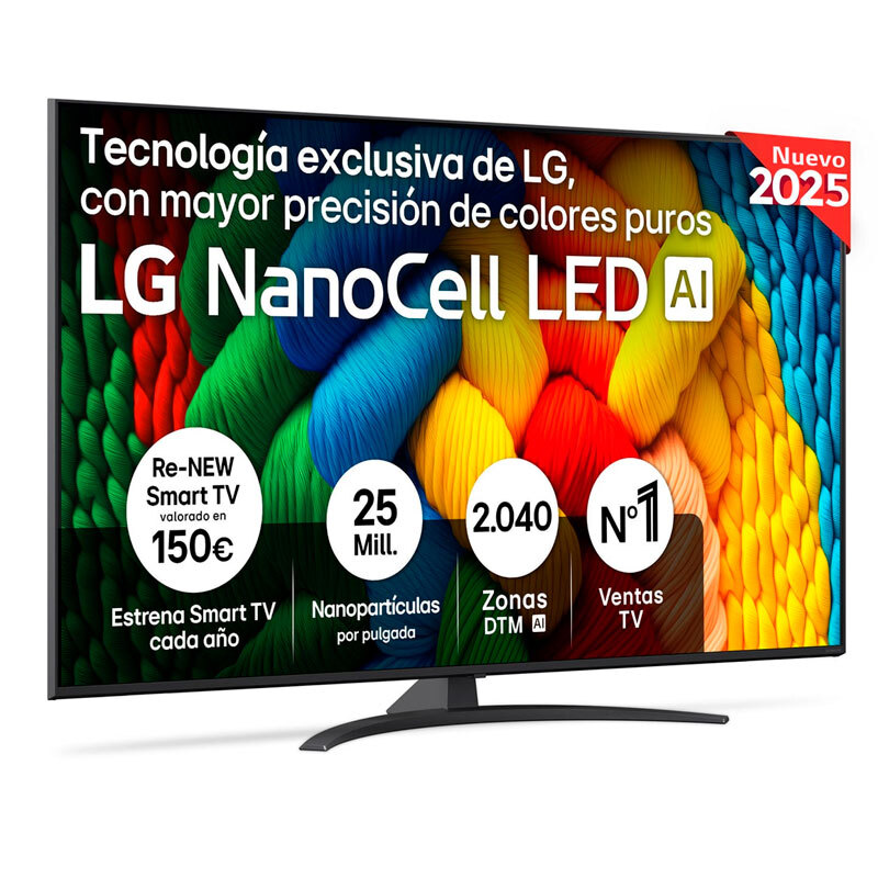 TV LG 65NANO81A6A LED 4K 65"