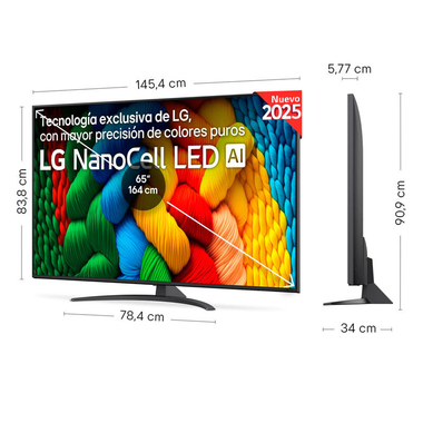 TV LG 65NANO81A6A LED 4K 65" (1)