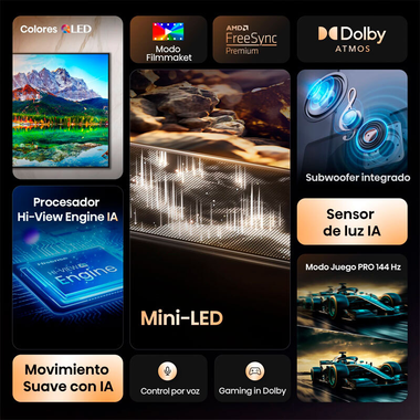 TV Hisense 50E8Q MiniLED 4K 50" (2)