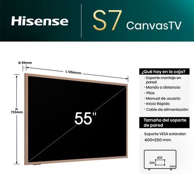 TV Hisense 55S7NQ QLED 4K 55" (1)