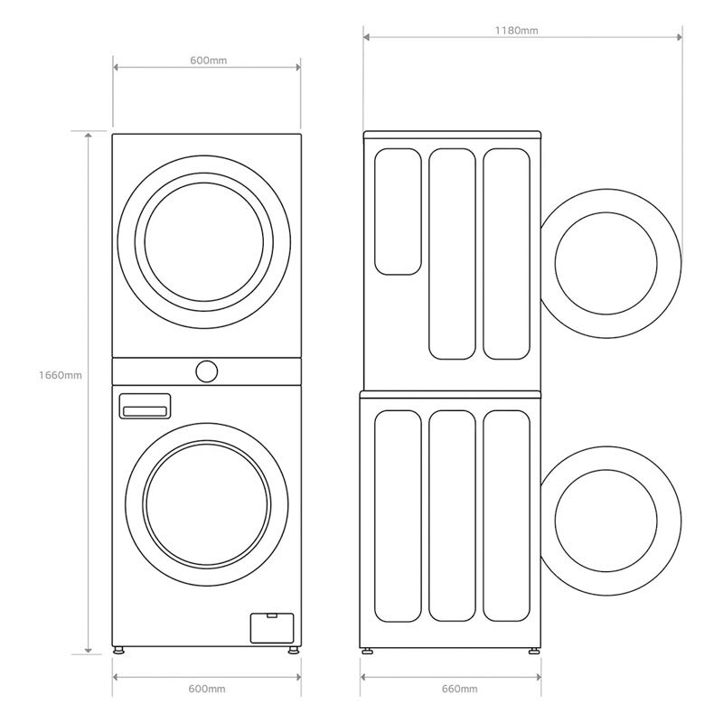 Torre de lavado LG WT1210WWF 12kg (1)