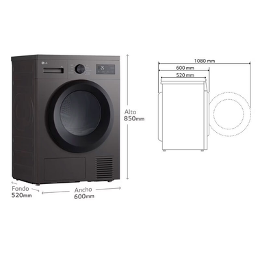 Secadora LG RHA1008NDK 8kg (1)