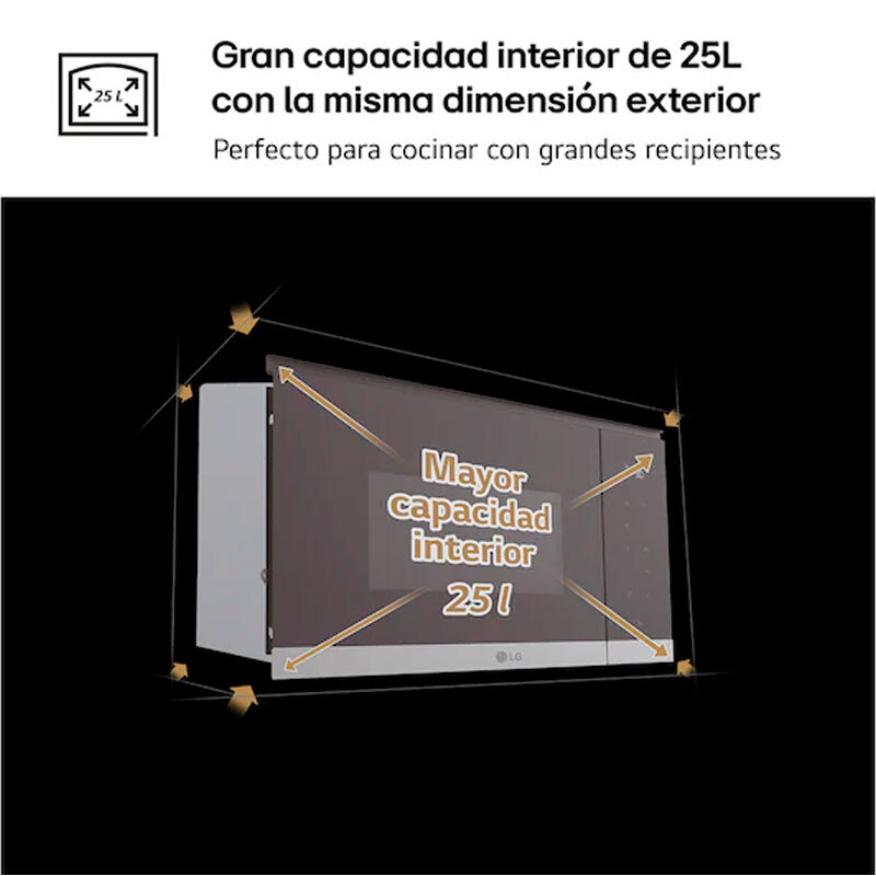Microondas integrable LG MG7Z2593D Inox (6)