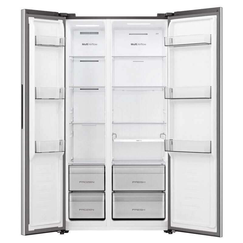 Frigorífico Americano Hisense RS3P558NEIC Inox (1)