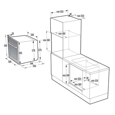 Horno Hisense O643PX Inox (1)