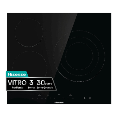 Placa Vitrocerámica Hisense E6332BSCE 59 cm
